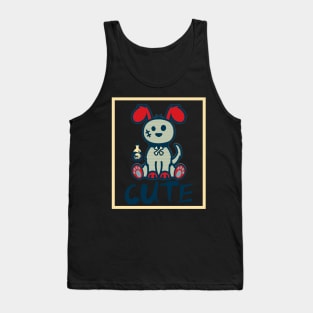 Cute But Creepy Retro Halloween Tank Top